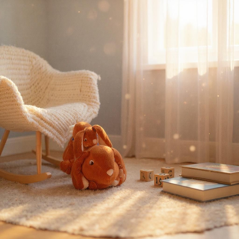Brown Plush Rabbit Stuffed
